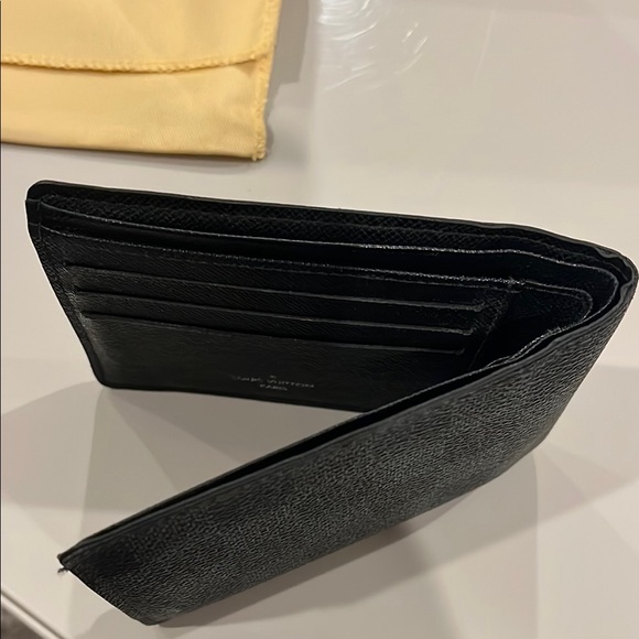 💯 authentic Louis Vuitton damier graphite graphite canvas men’s multiple wallet - Picture 8 of 14